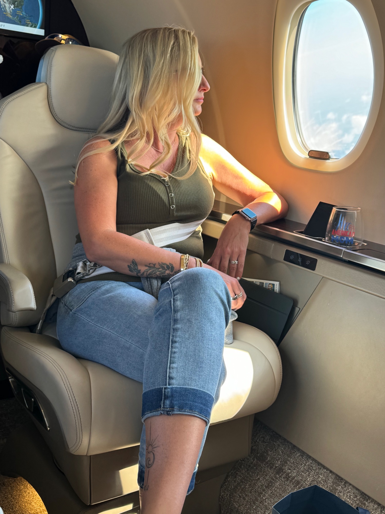 Morning coffee on the beach