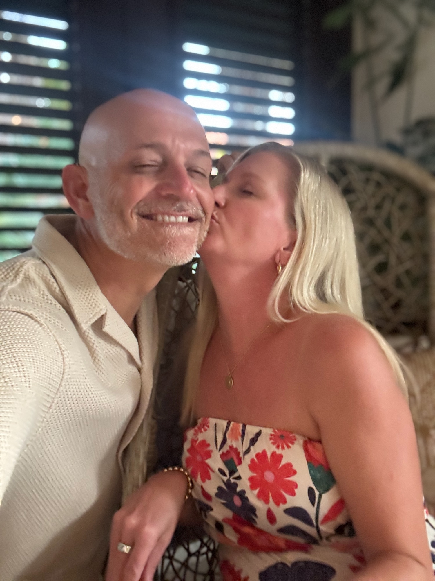 Keith and Jill — candid moment